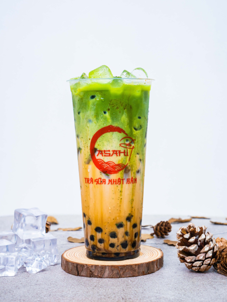 Sữa Tươi Matcha Trân Châu Đường Đen
